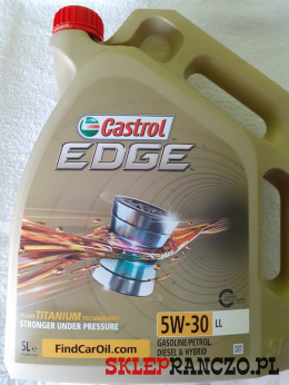 syntetyczny olej castrol edge5w30 ll sklepranczo.pl