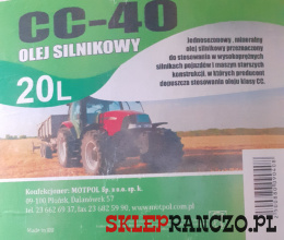 olej silnikowy diesel cc-40 sklepranczo.pl