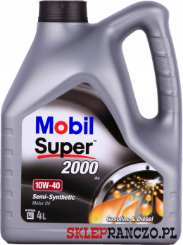 olej półsyntetyczny do silników benzynowych i diesla mobil 4l