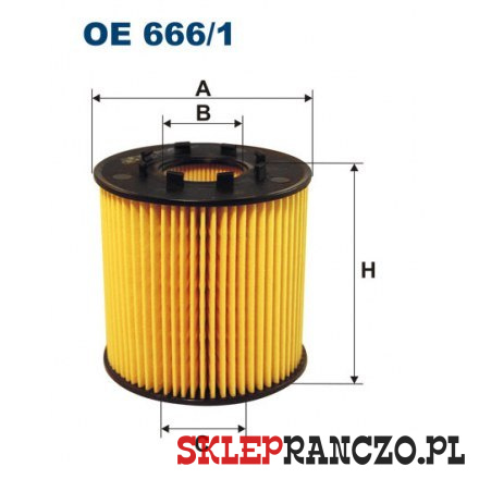 FILTR OLEJU OE 666/1 FILTRON