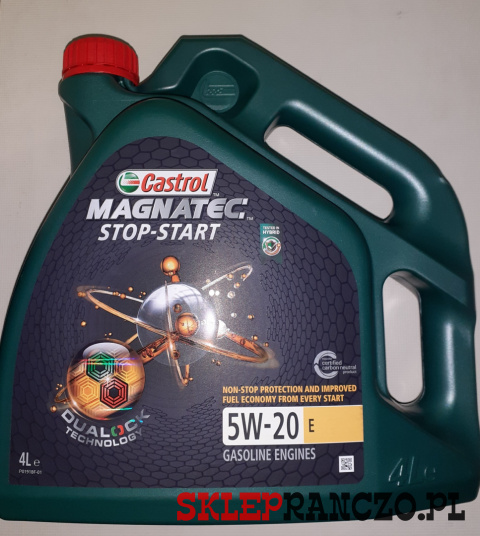 OLEJ CASTROL 5W-20 E 4L sklepranczo.pl