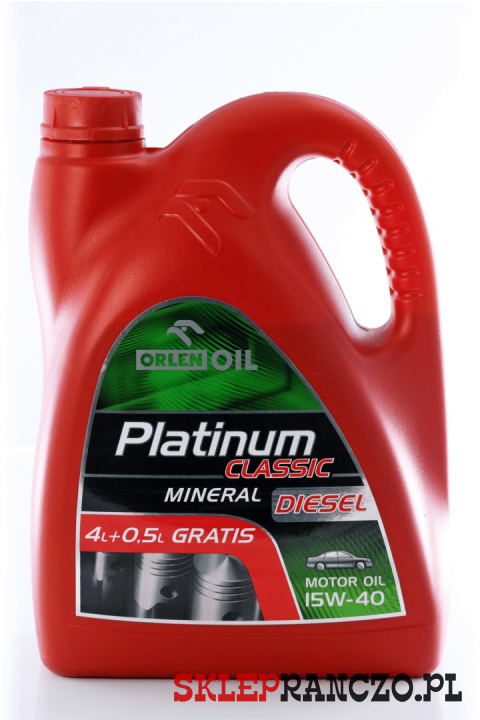 OLEJ PLATINUM CLASSIC DIESEL 15W40 4,5L