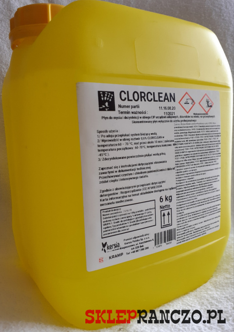 Zasadowy środek CLORCLEAN 6kg